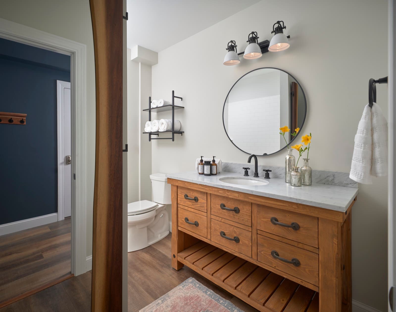 Deer Isle 3D Kitchen + Dining Room + Living Room (Credit: Chris Giannelli)