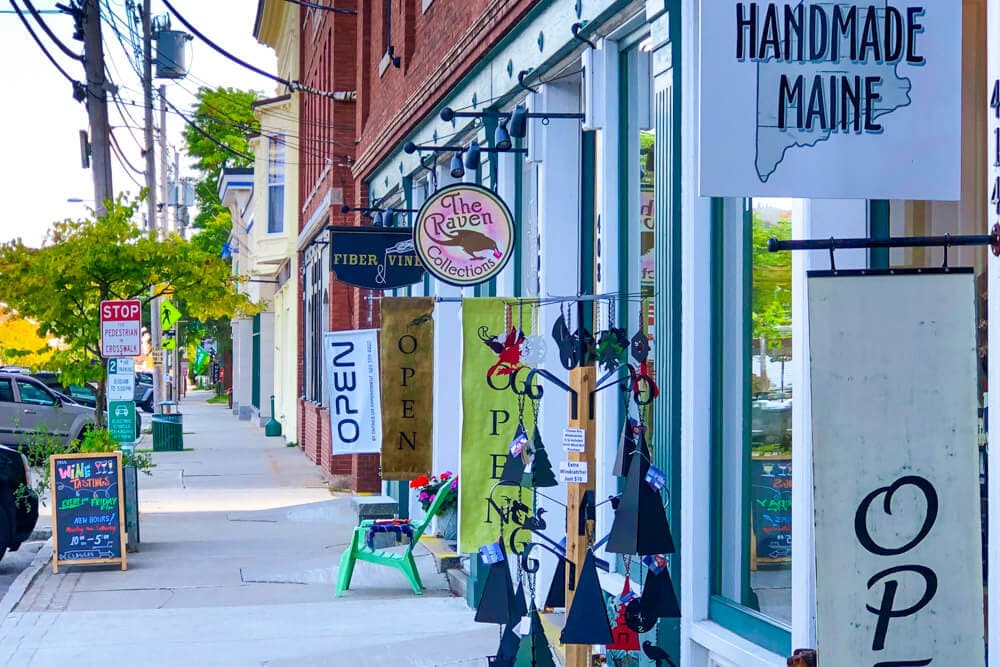 Main Street Shops in Norway Maine