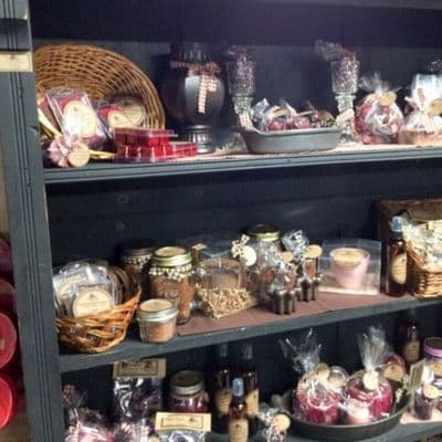 homemade goods at the willow flea market in maine