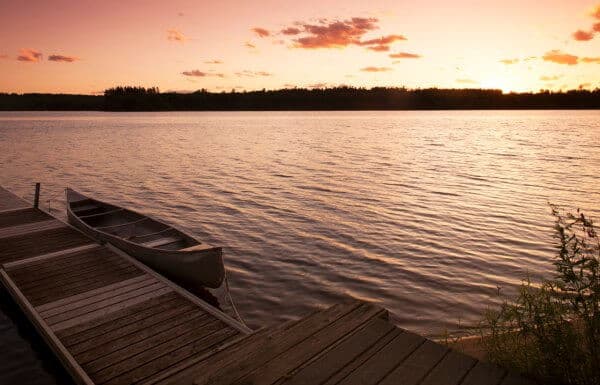 Proposals In Maine - Canoe On Lake