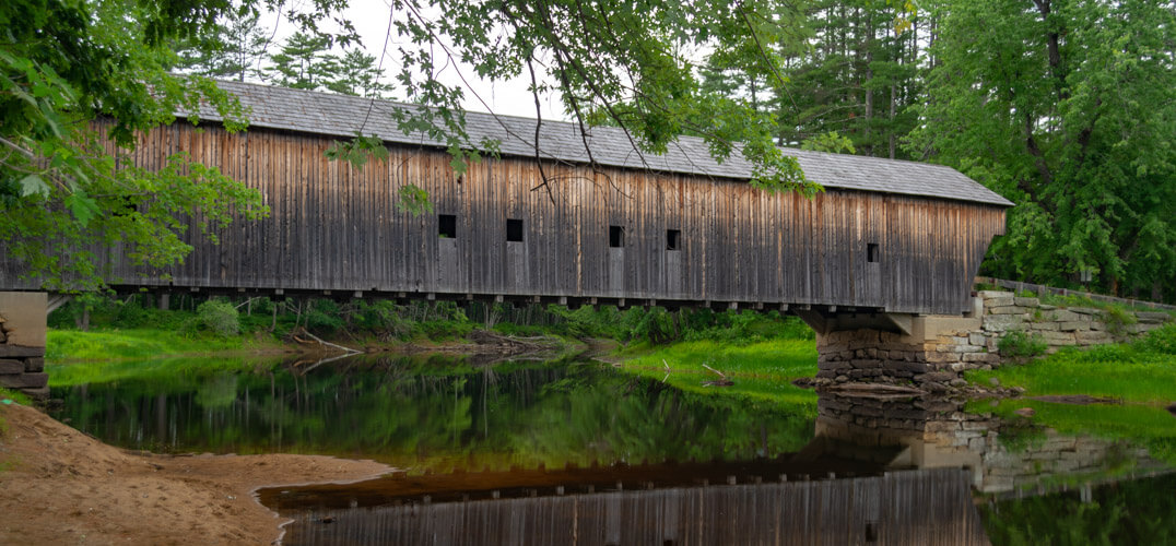 Covered Bridge in Maine